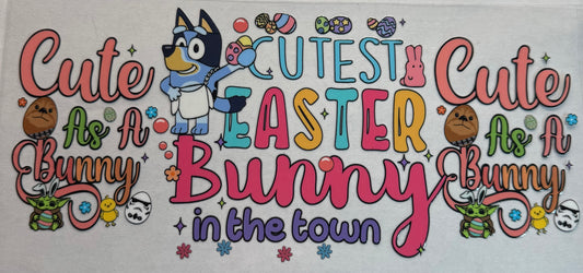 Cup wraps dtf Easter bluey