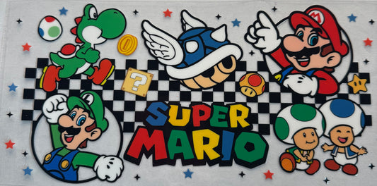 Cup wraps dtf Super Mario