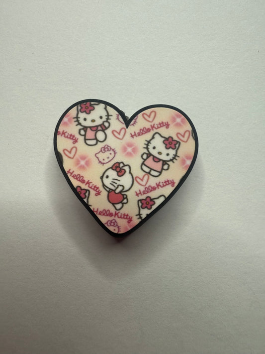Focals 2d glow in dark hello kitty heart