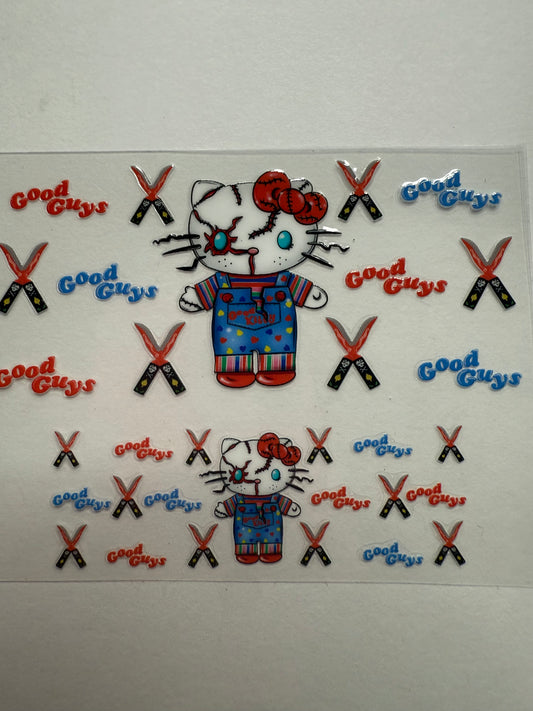 Uvdtf wraps Mini Stanley Halloween hello kitty good guys