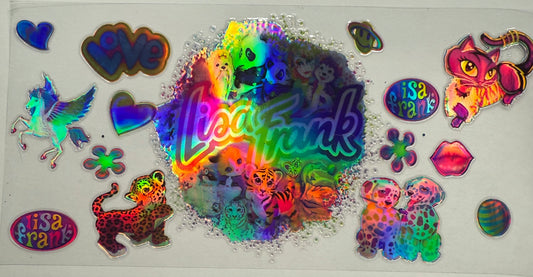 Cup wraps uvdtf holo Lisa Frank