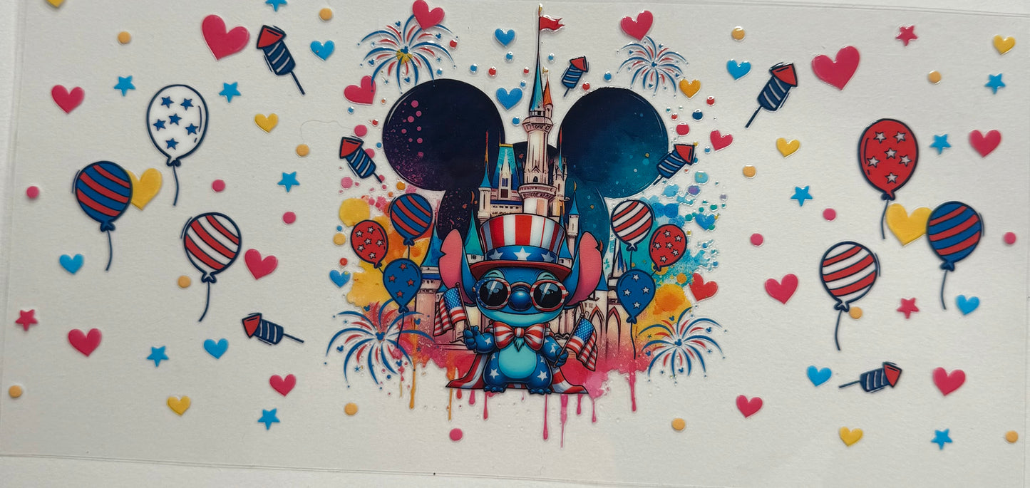 Cup wraps uvdtf American stitch Mickey ears
