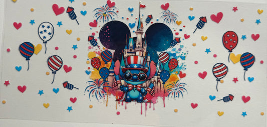 Cup wraps uvdtf American stitch Mickey ears