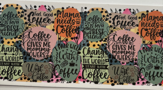 Cup wraps uvdtf  coffee saying coffee theme mama