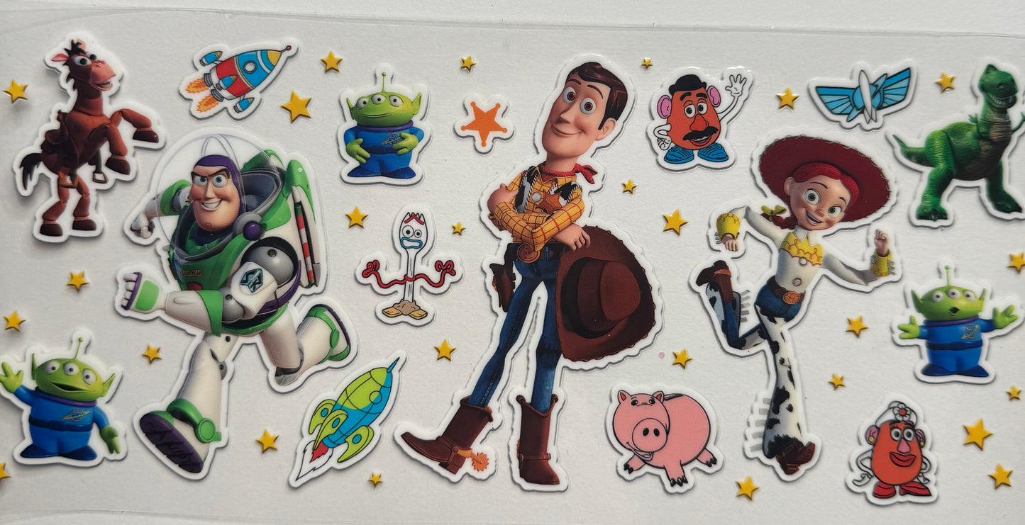 Cup wraps uvdtf Toy Story theme