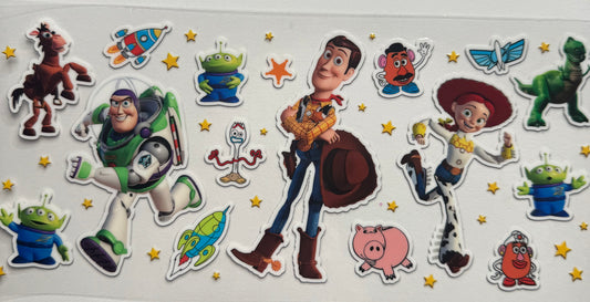 Cup wraps uvdtf Toy Story theme