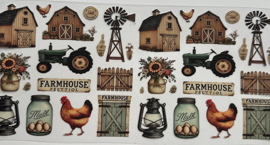 Cup wraps uvdtf farm theme