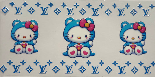 Cup wraps uvdtf hello kitty care bear blue