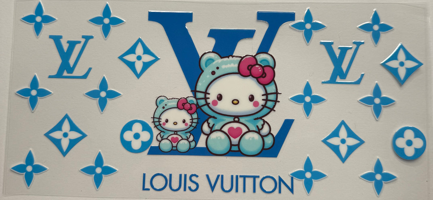 Cup wraps uvdtf blue lv hello kitty Care Bears