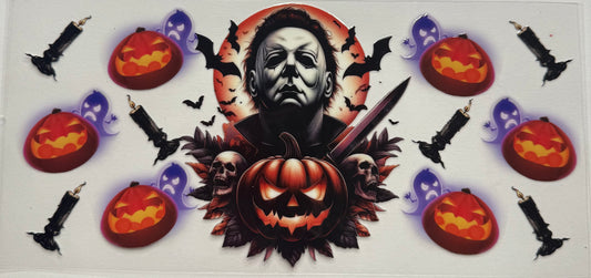 Cup wraps uvdtf Halloween Micheal myers