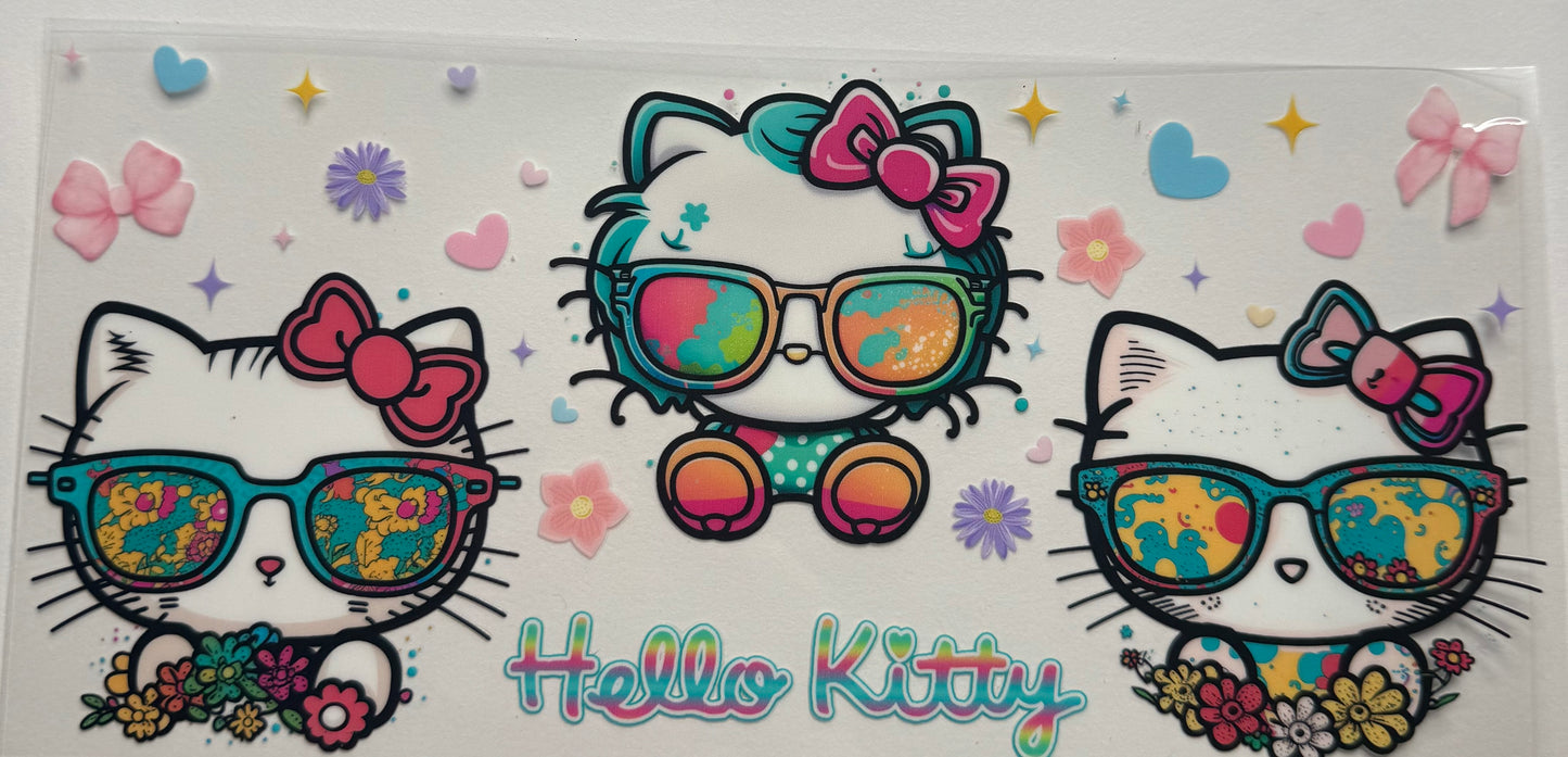 Cup wraps uvdtf hello kitty sunglasses colorful hearts bows