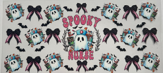 Cup wraps uvdtf Halloween spooky nurse job