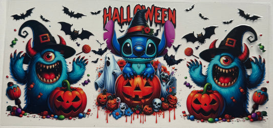 Cup wraps uvdtf Halloween stitch