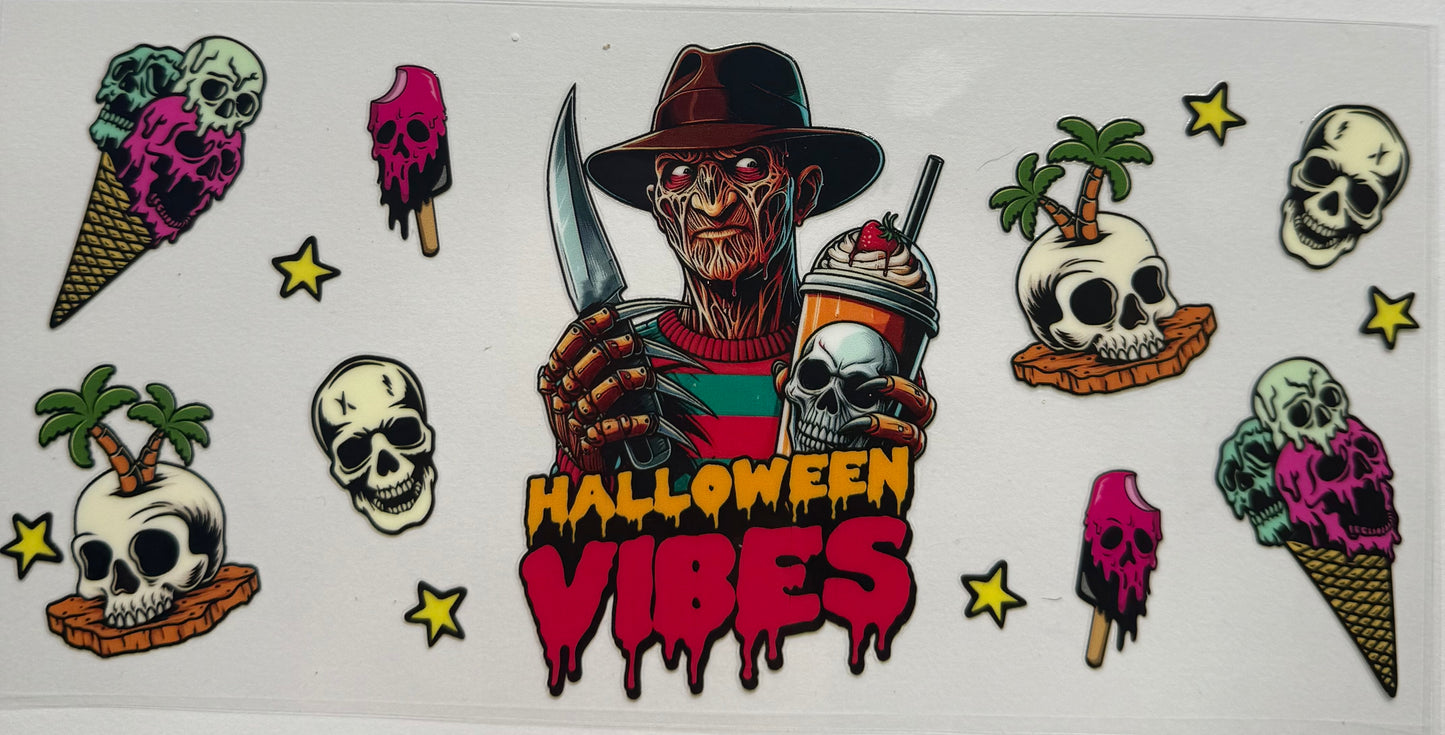 Cup wraps uvdtf  Halloween Freddy summer