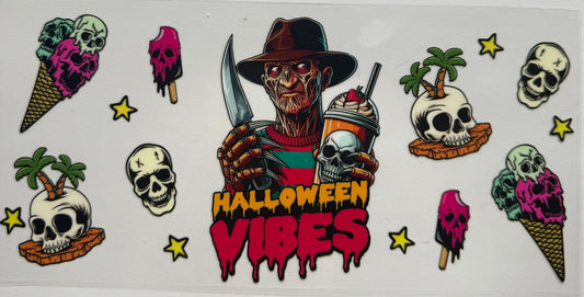 Cup wraps uvdtf  Halloween Freddy summer