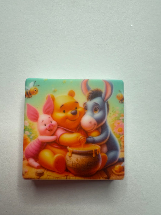 Focal 2d Winnie eeyore and piglet
