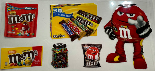 Cup wraps dtf  M&M candy