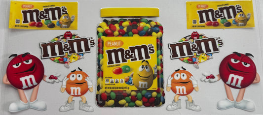 Cup wraps dtf M&m candy 2