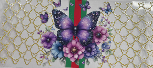 Cup wraps uvdtf Gucci butterfly with Mickey heads