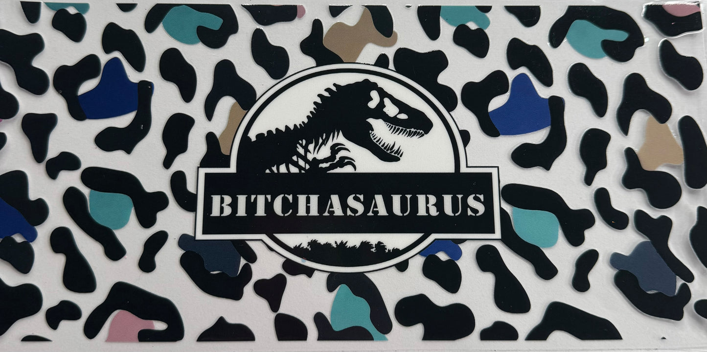 uvdtf  transfer wrap bitchasaurus cheetah