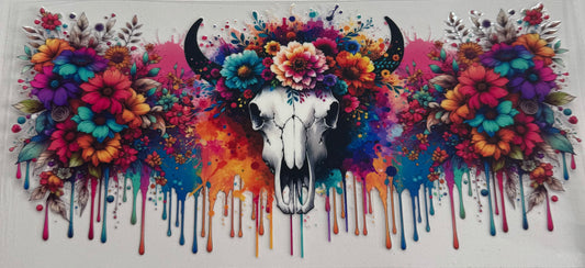 uvdtf  transfer wrap Steer floral