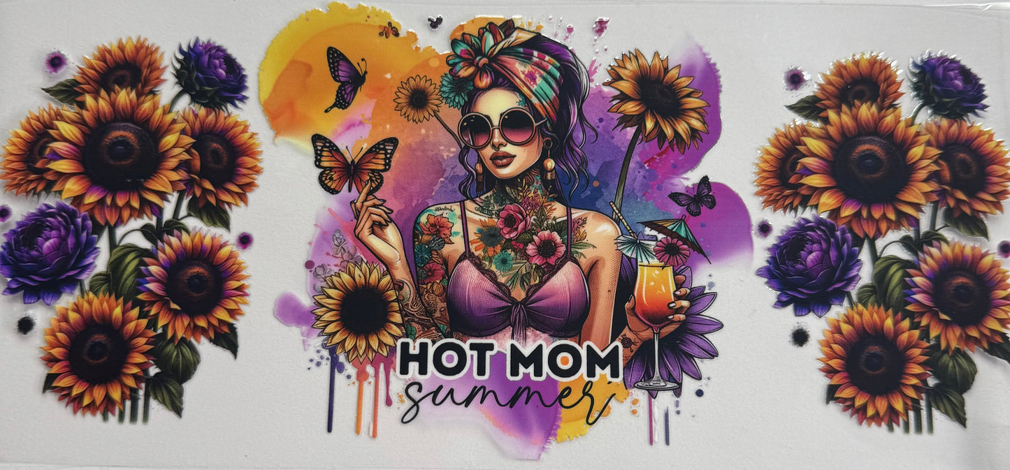 uvdtf  transfer wrapBit mom summer sunflowers
