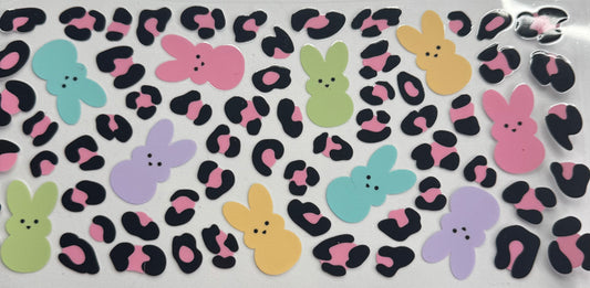 uvdtf  transfer wrap Cheetah peeps Easter