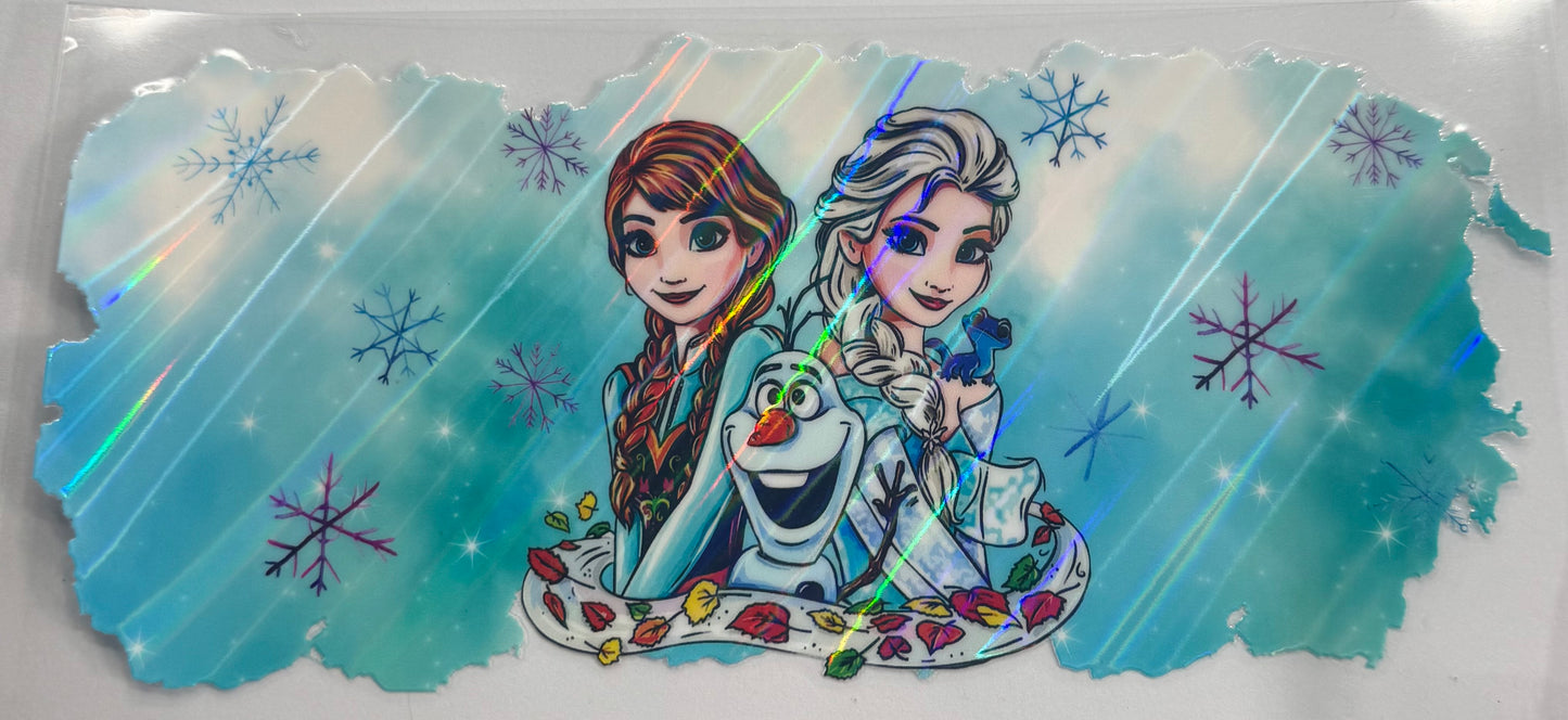 uvdtf  transfer wrap Holo Disney frozen