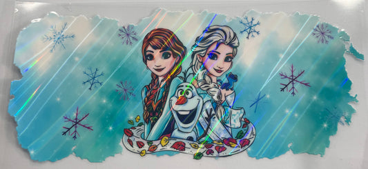 uvdtf  transfer wrap Holo Disney frozen
