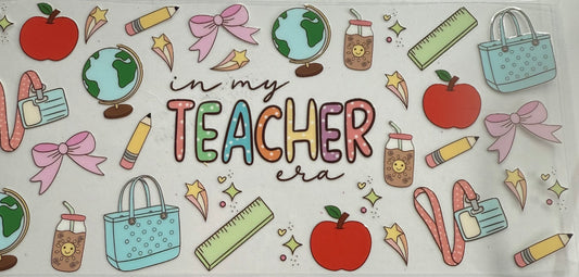 uvdtf  transfer wrap Teacher
