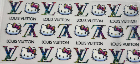 uvdtf  transfer wrap Lv cheetahs hello kitty
