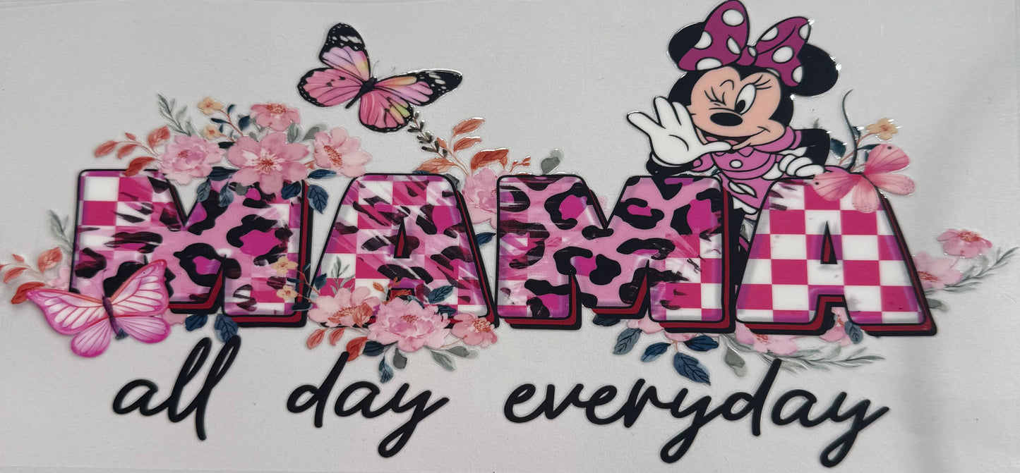 uvdtf  transfer wrap Minnie mama