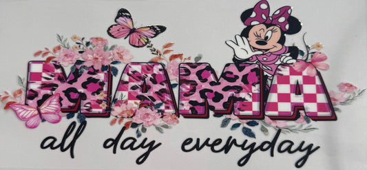 uvdtf  transfer wrap Minnie mama