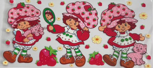 uvdtf  transfer wrap Strawberry shortcake
