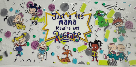 uvdtf  transfer wrap Mama raising rugrats