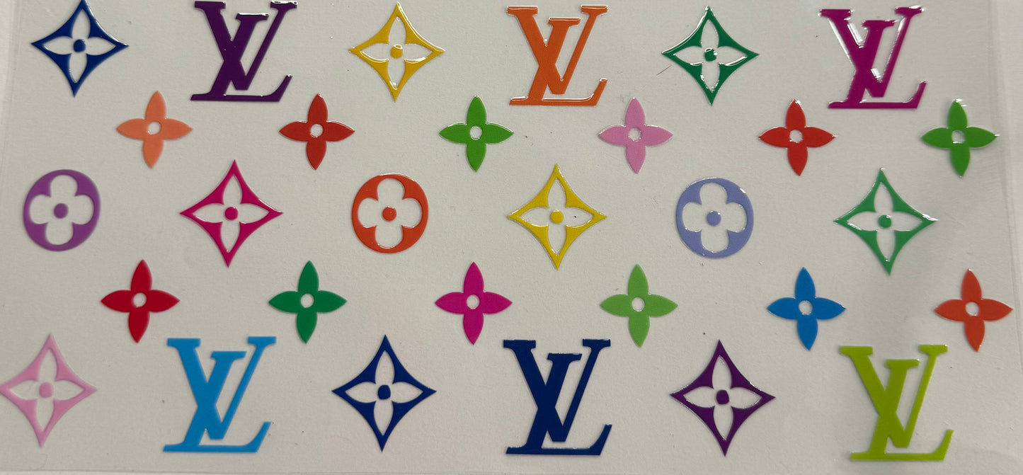 uvdtf  transfer wrap Rainbow Lv