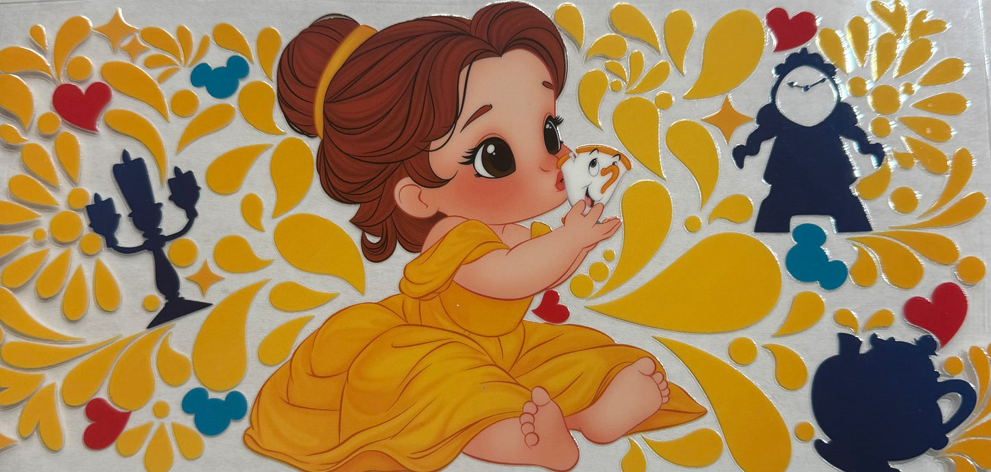 uvdtf  transfer wrap Baby belle