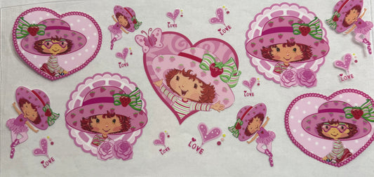 uvdtf  transfer wrap Strawberry shortcake
