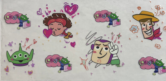 uvdtf  transfer wrap Toy Story