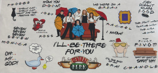 uvdtf  transfer wrap the  show friends