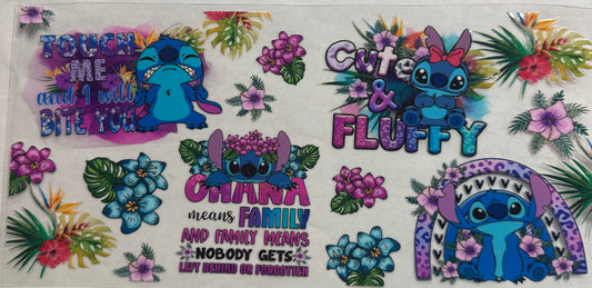 uvdtf  transfer wrap Stitch