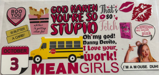 uvdtf  transfer wrap The movie mean girls