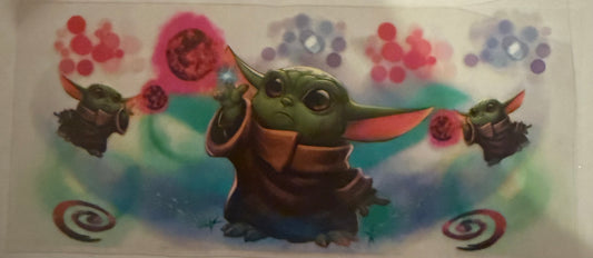 Cup wraps uvdtf baby Yoda