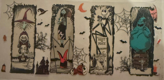 Cup wraps uvdtf jack and sally window panels
