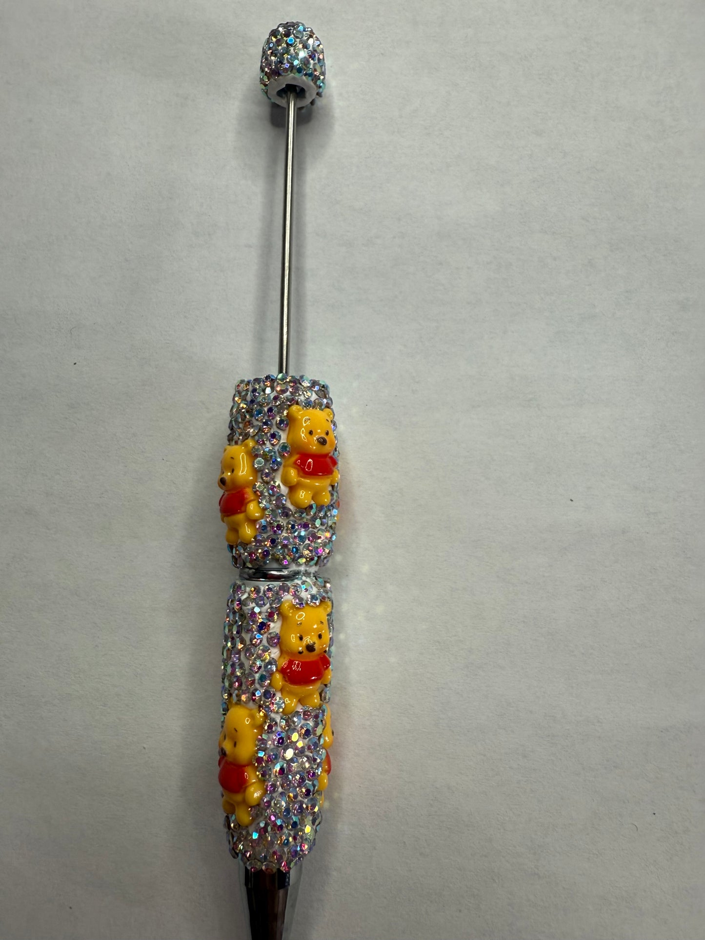 Beadable pens just the pen full rhinestone full body Pooh only