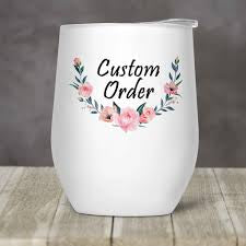 Sublimation wine tumbler