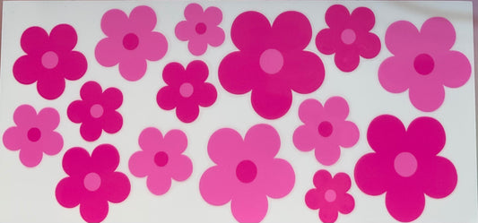 uvdtf  transfer wrap pink floral