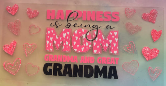 uvdtf  transfer wrap mom grandma hearts
