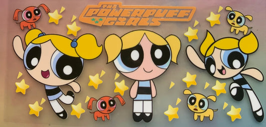 uvdtf  transfer wrap power puff