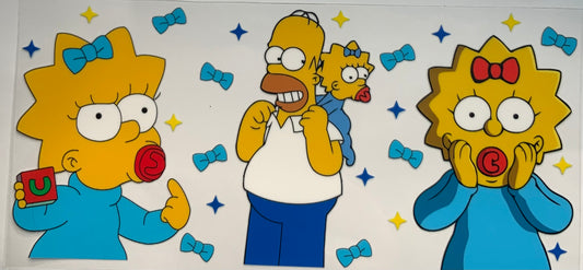 uvdtf  transfer wrap the Simpsons